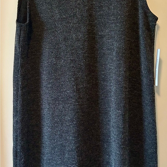 Sandra Darren Charcoal Knit Dress - Picture 1 of 2